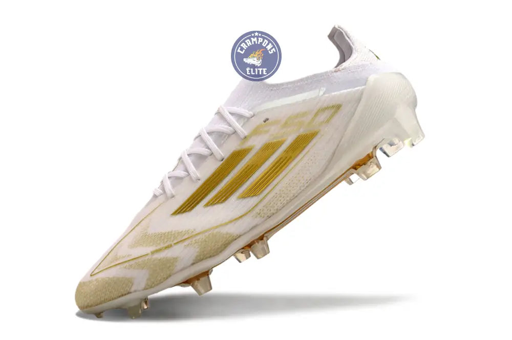Image of F50 Elitee Lacets FG - Blanc/Doré