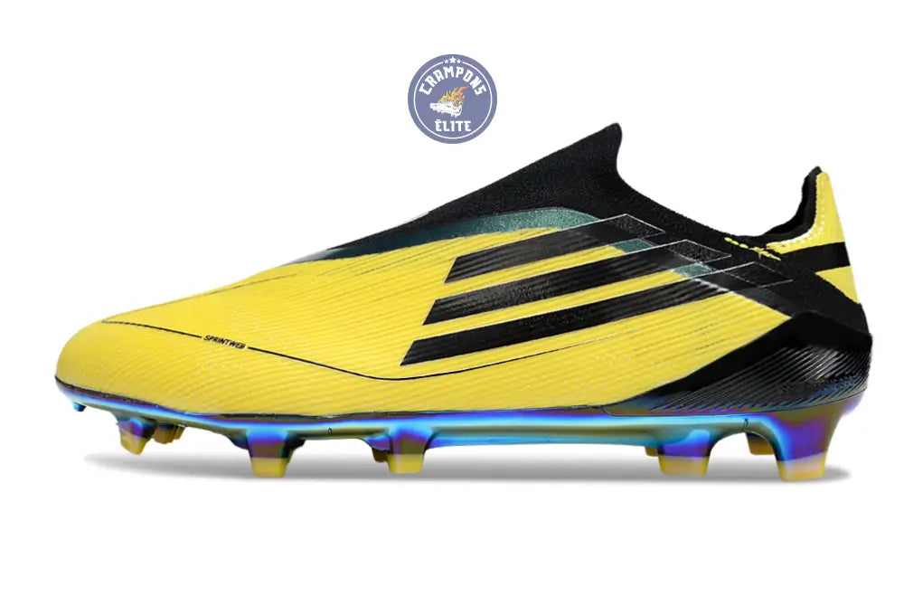 Image of F50 Laceless Elite Adizero 2010 FG Remake - Jaune/Noir ÉDITION LIMITÉE
