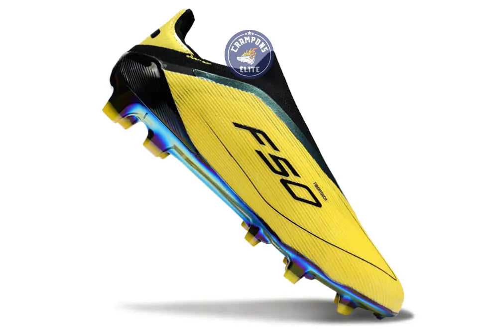 Image of F50 Laceless Elite Adizero 2010 FG Remake - Jaune/Noir ÉDITION LIMITÉE