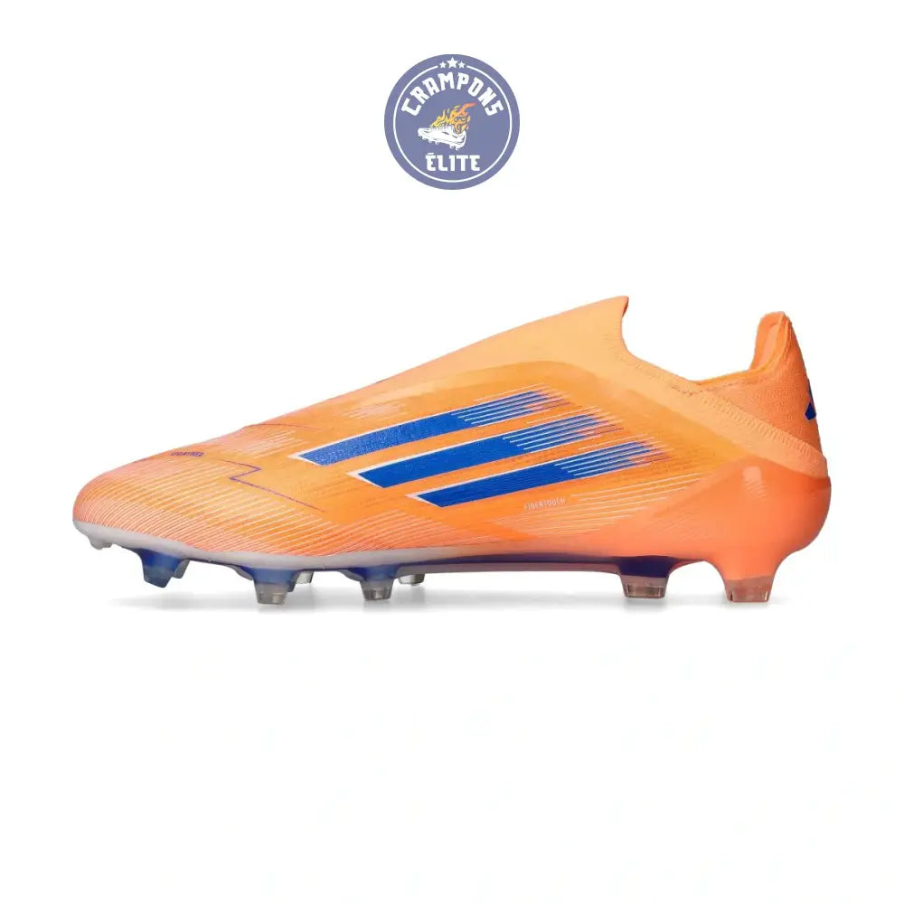 F50 Laceless Elite FG Coral Blaze - Orange/Noir