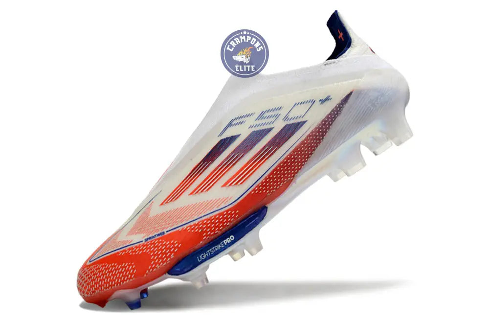 F50 + Laceless FG Advancement - Blanc/Rouge/Bleu