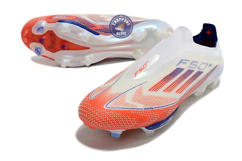 Image of F50 + Laceless FG Advancement - Blanc/Rouge/Bleu