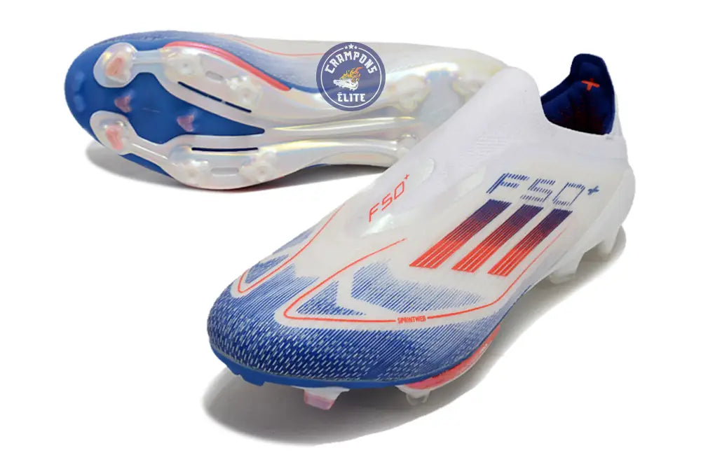 F50 + Laceless FG Blanc/Bleu/Rouge