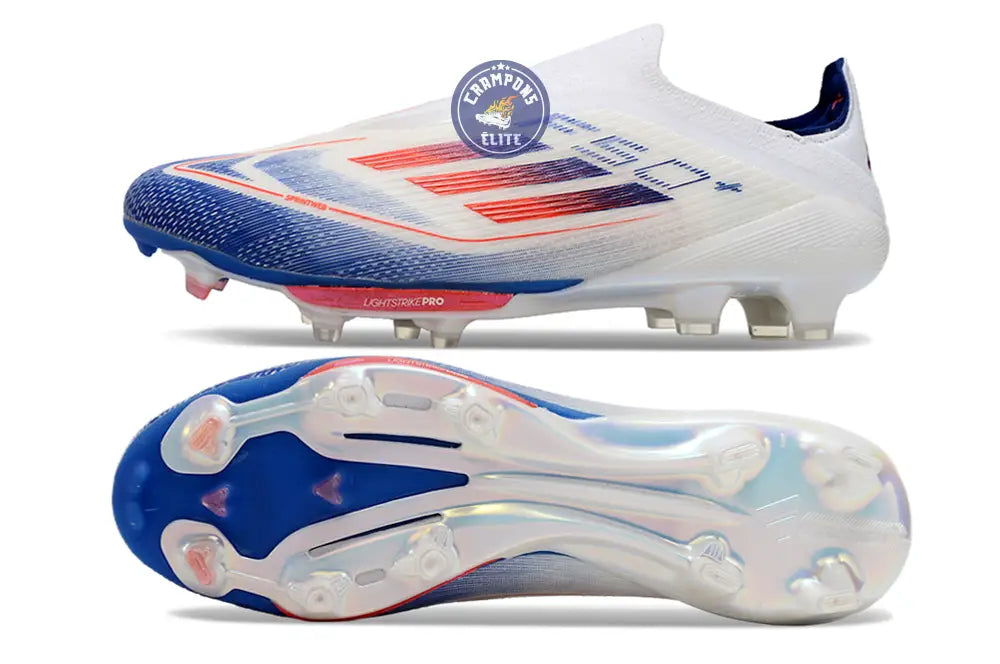 Image of F50 + Laceless FG Blanc/Bleu/Rouge