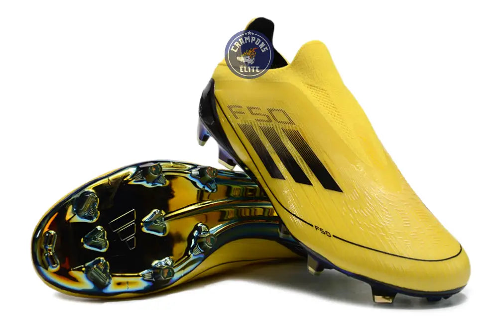 F50 Laceless FG Champions League - Jaune/Noir