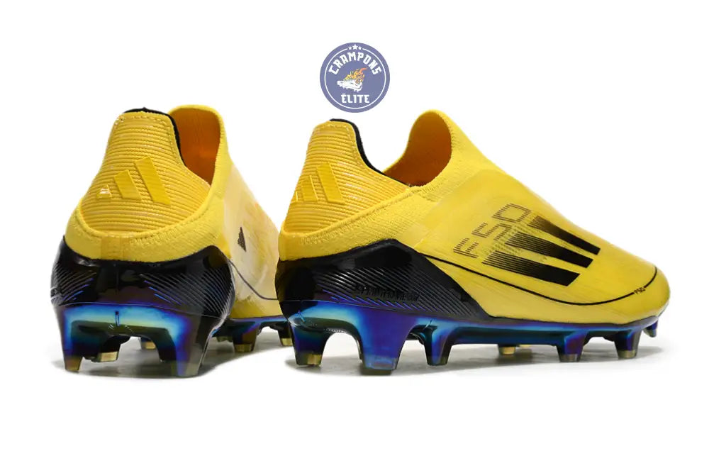 Image of F50 Laceless FG Champions League - Jaune/Noir