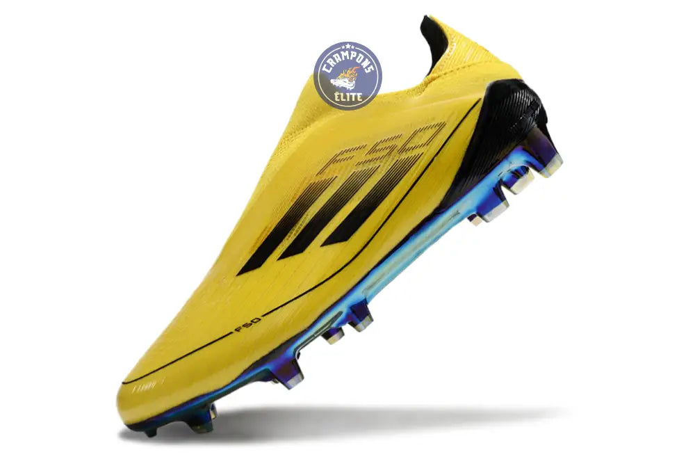 Image of F50 Laceless FG Champions League - Jaune/Noir