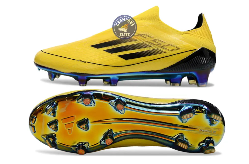 F50 Laceless FG Champions League - Jaune/Noir