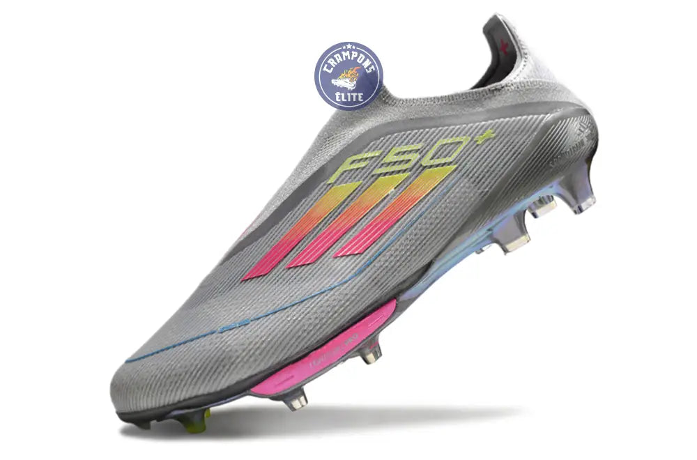 F50 + Laceless FG Concept Gris/Rose/Jaune