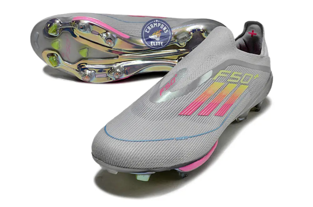 F50 + Laceless FG Concept Gris/Rose/Jaune