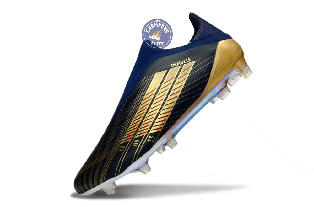 F50 Laceless FG Édition spéciale OUSMANE DEMBÉLÉ BALLON D’OR - BLEU FONCÉ/OR