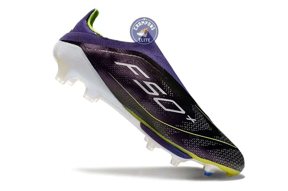 F50 + Laceless FG Fast Reborn - Violet/Blanc/Lucid Lemon ÉDITION LIMITÉE