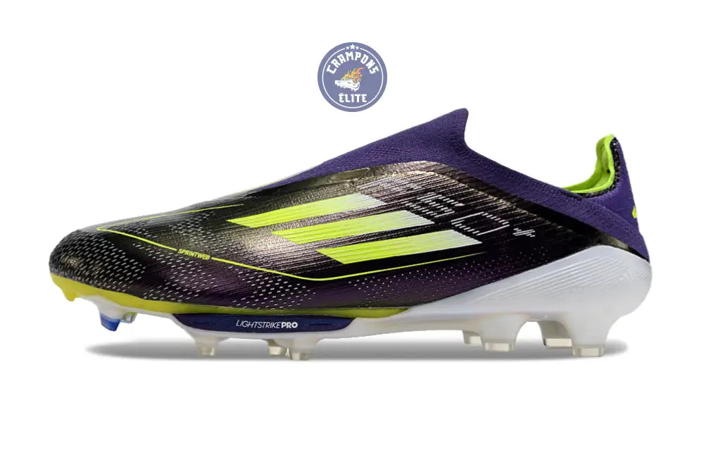 F50 + Laceless FG Fast Reborn - Violet/Blanc/Lucid Lemon ÉDITION LIMITÉE