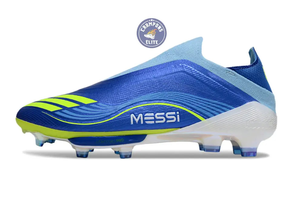F50 + Laceless FG Messi - Bleu/Jaune