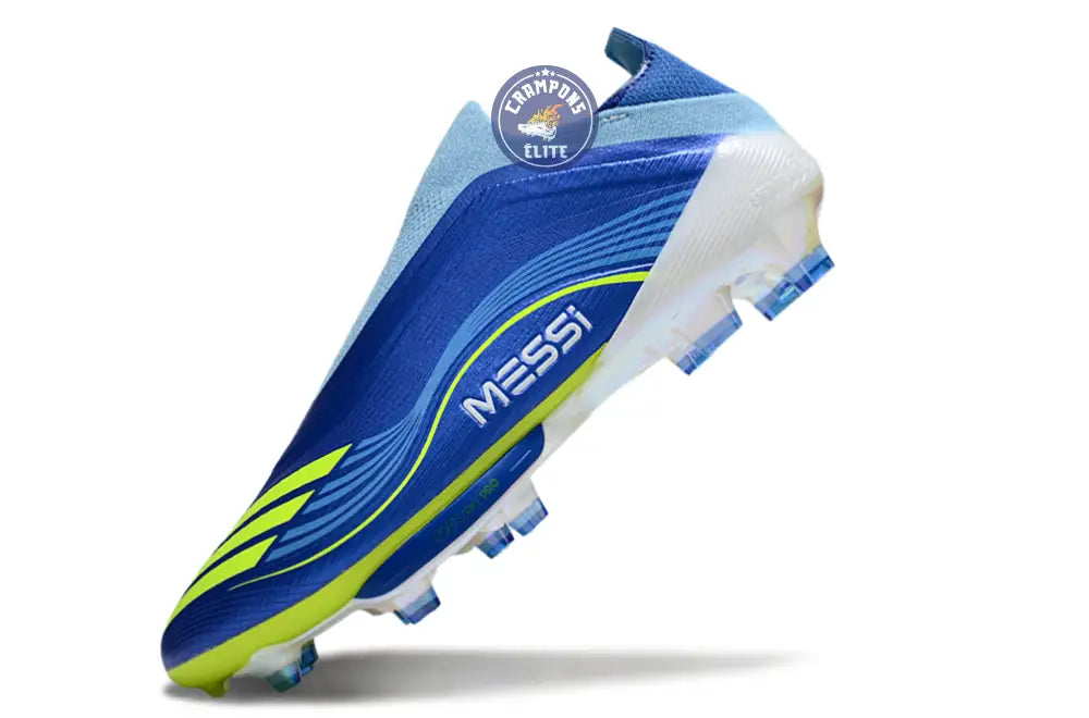 F50 + Laceless FG Messi - Bleu/Jaune