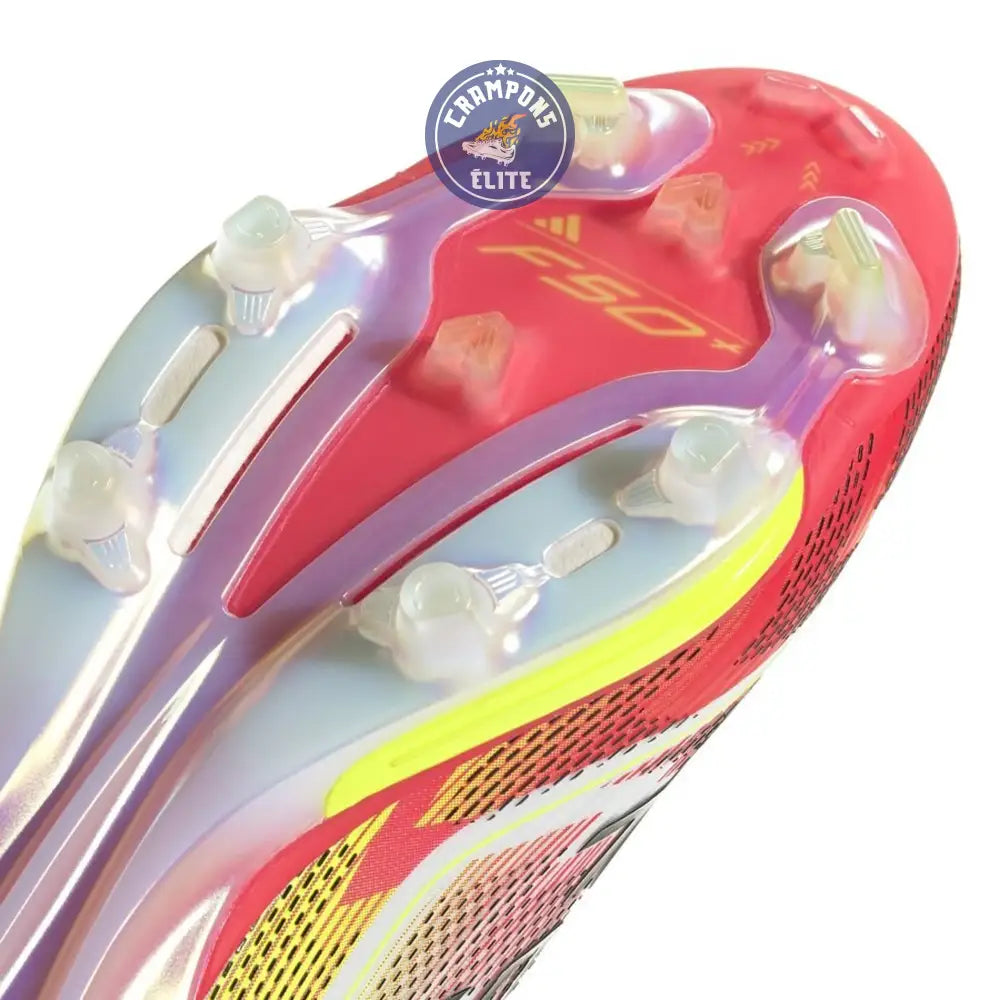 F50 + Laceless FG Pure Victory - Blanc/Noir/Jaune