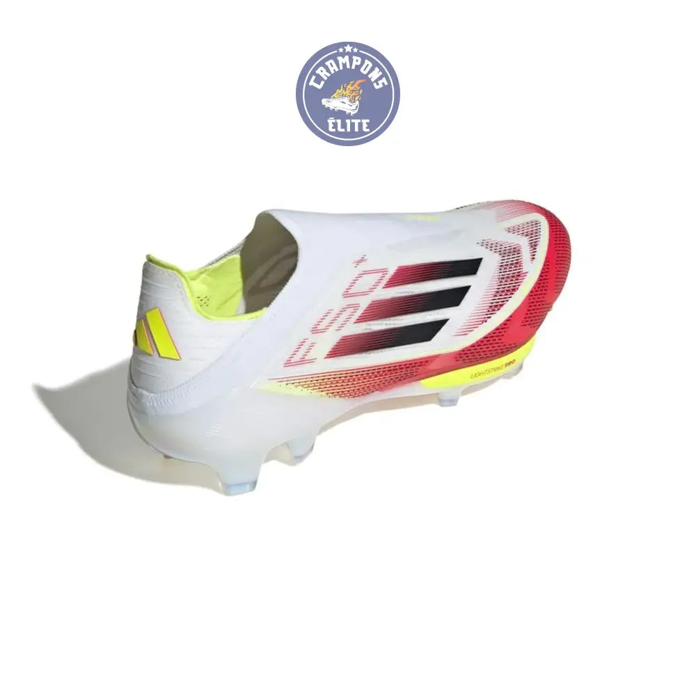 F50 + Laceless FG Pure Victory - Blanc/Noir/Jaune