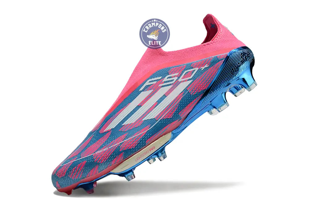 F50 + Laceless FG Reemergence - Bleu/Blanc/Rose