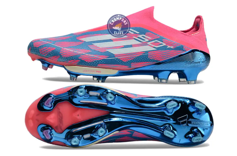 F50 + Laceless FG Reemergence - Bleu/Blanc/Rose
