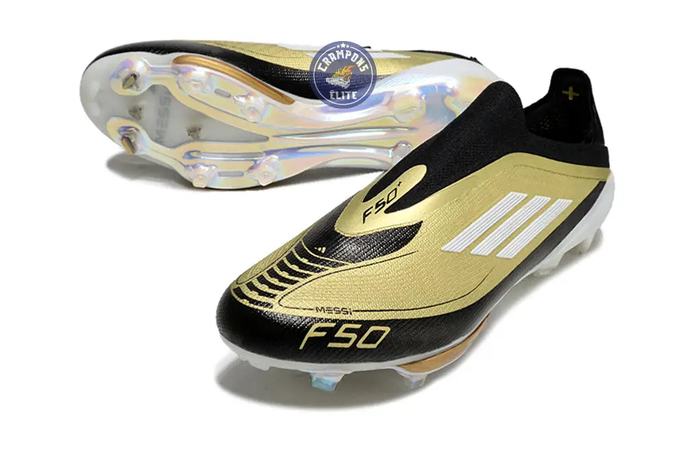 Image of F50 + Laceless FG Triunfo Dorado - Doré/Blanc/Noir