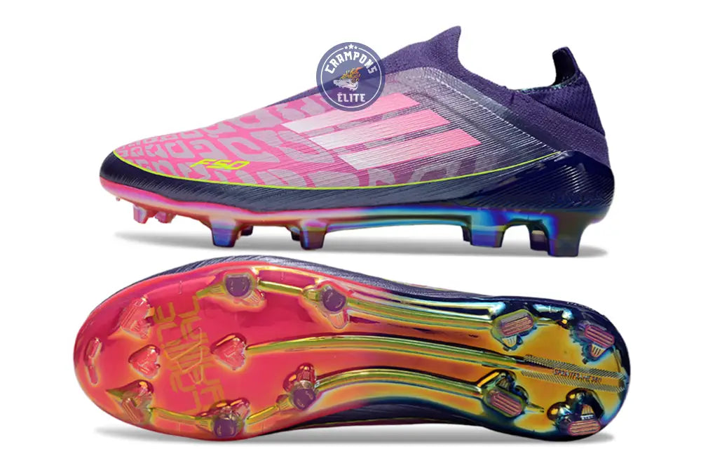 F50 Laceless Lamine Yamal 2 - Violet/Rose/Jaune Fluo