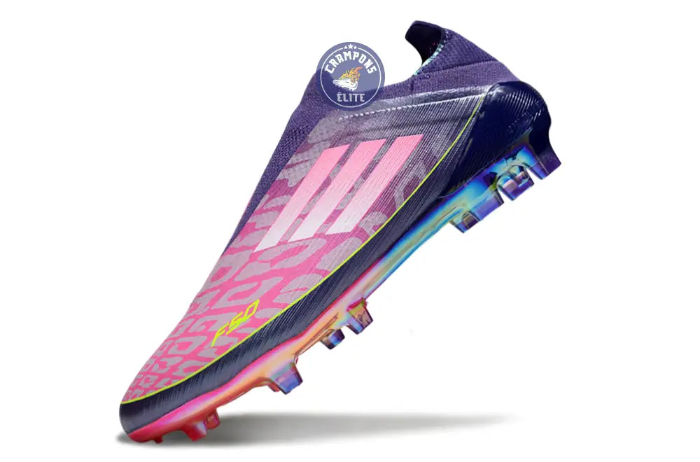 F50 Laceless Lamine Yamal 2 - Violet/Rose/Jaune Fluo