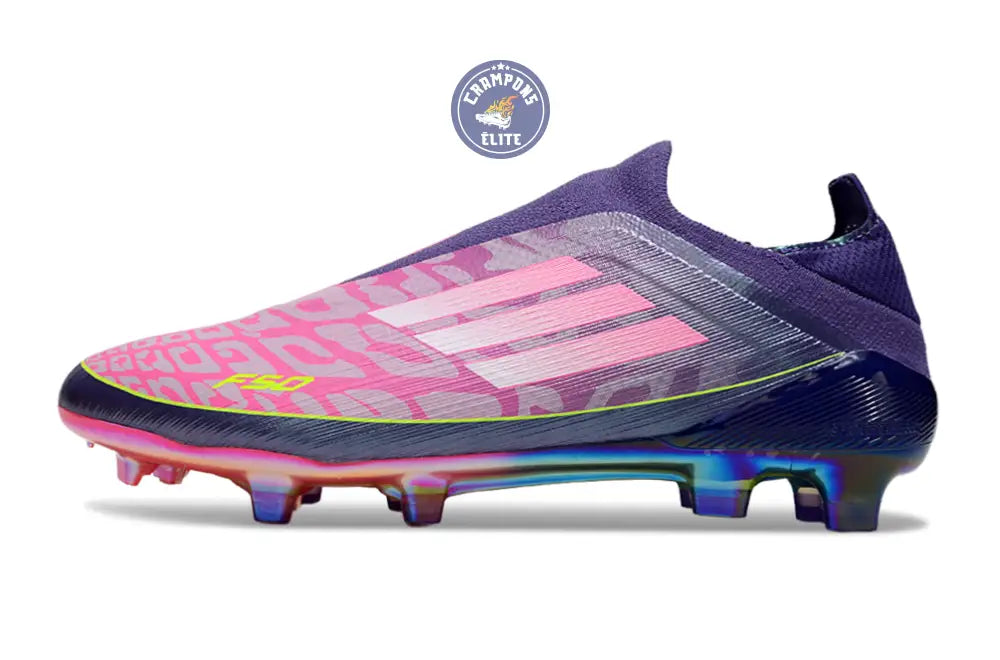 F50 Laceless Lamine Yamal 2 - Violet/Rose/Jaune Fluo