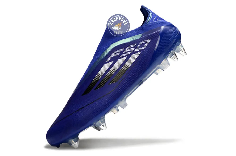F50 Laceless SG - Bleu/Argenté/Blanc