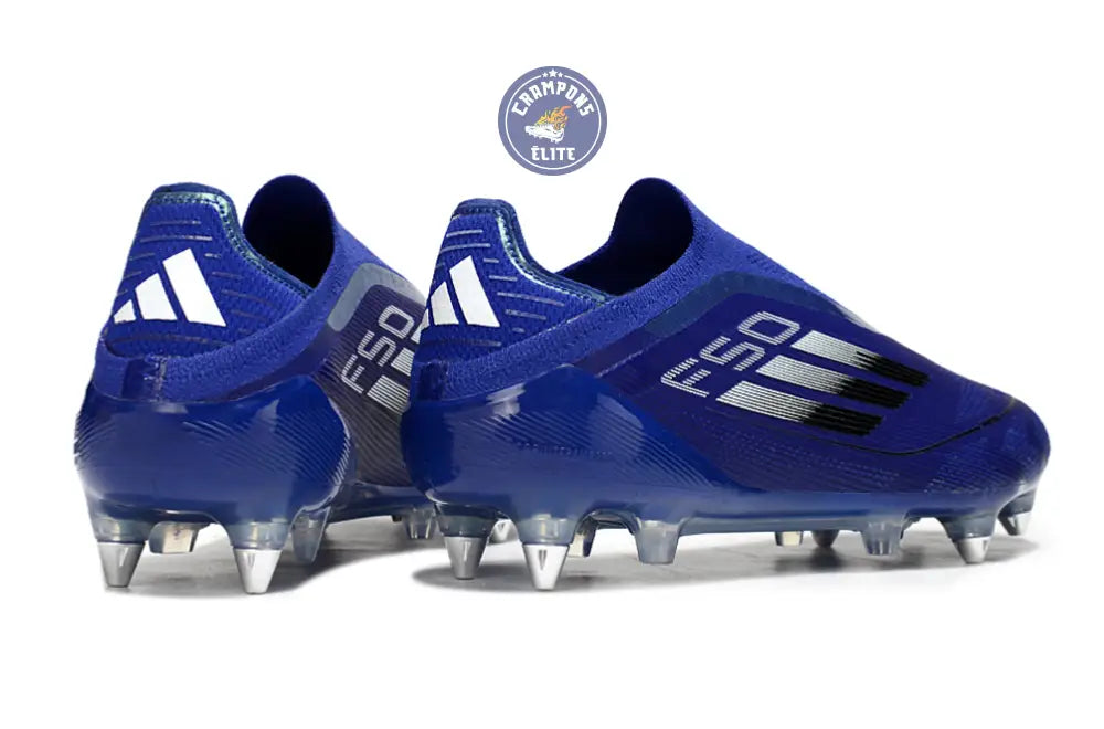F50 Laceless SG - Bleu/Argenté/Blanc