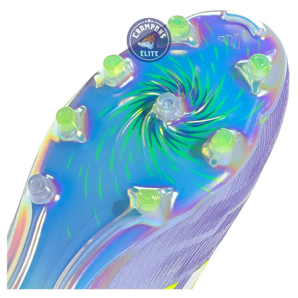 F50 Laceless Sparkfusion Elite Low Cut Laceless FG Radiant Blaze - Violet Tone/Vert/Violet