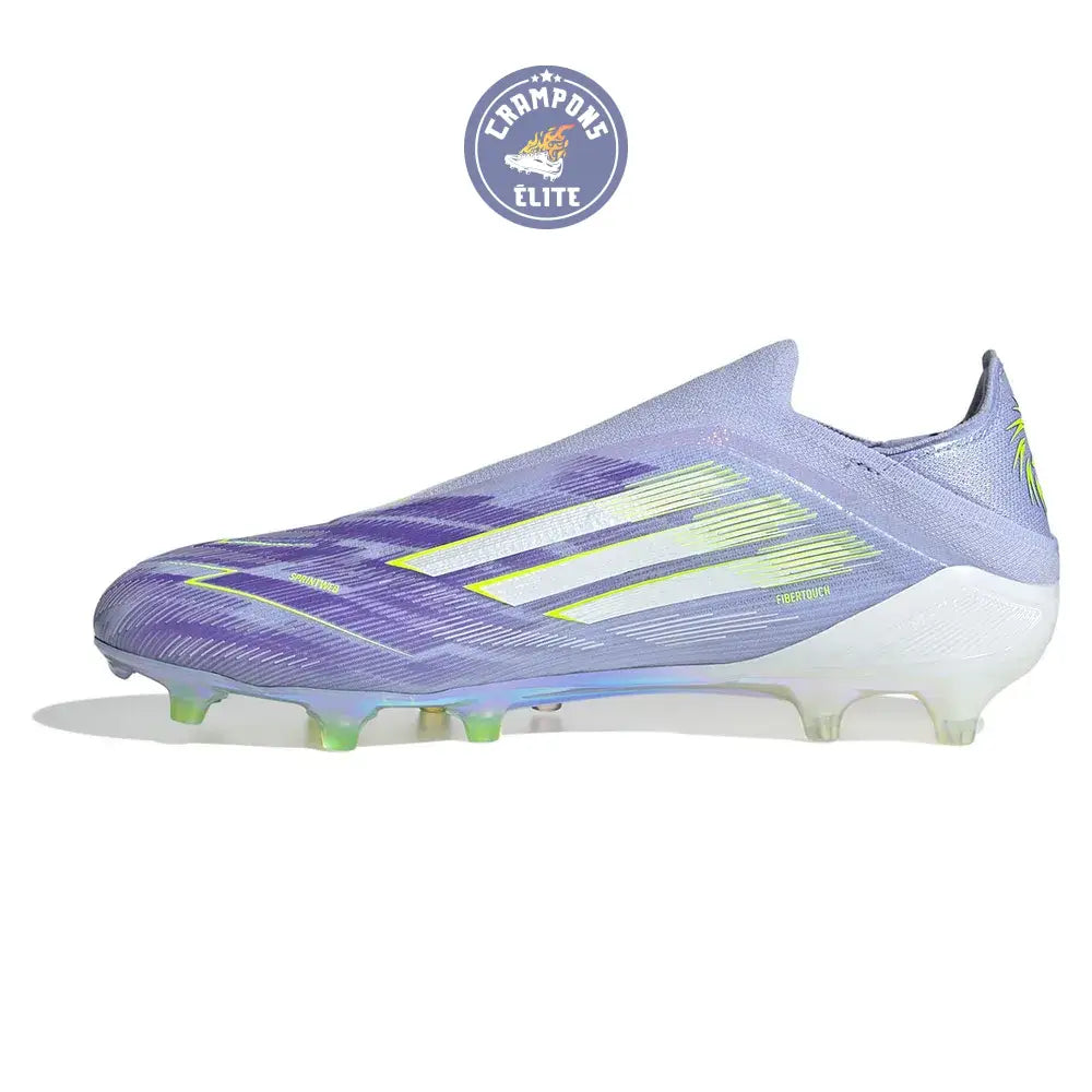 F50 Laceless Sparkfusion Elite Low Cut Laceless FG Radiant Blaze - Violet Tone/Vert/Violet