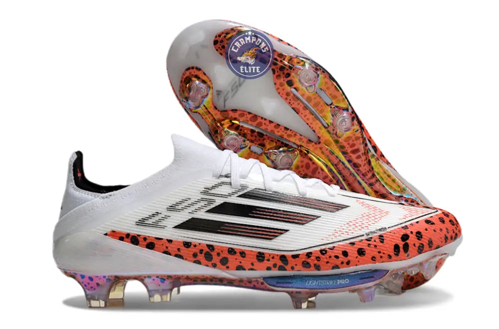 F50 + Lacets FG - Blanc/Rouge/Noir