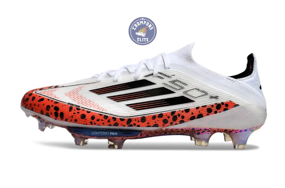 F50 + Lacets FG - Blanc/Rouge/Noir