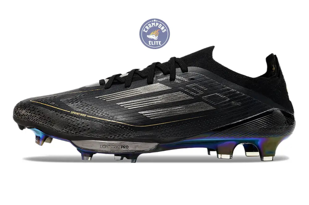 F50 + Lacets FG Dark Spark - Noir/Argenté/Doré
