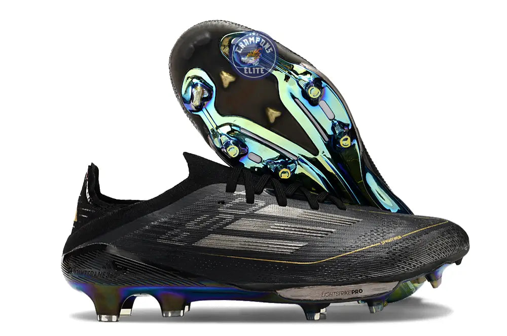 F50 + Lacets FG Dark Spark - Noir/Argenté/Doré