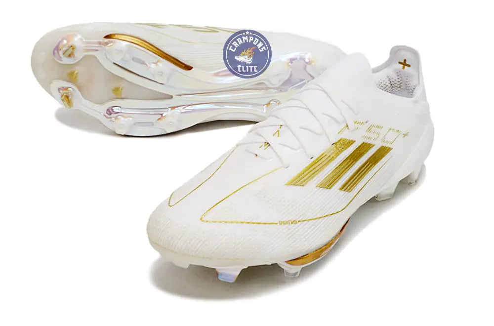 F50 + Lacets FG Day Spark - Blanc/Doré/Blanc