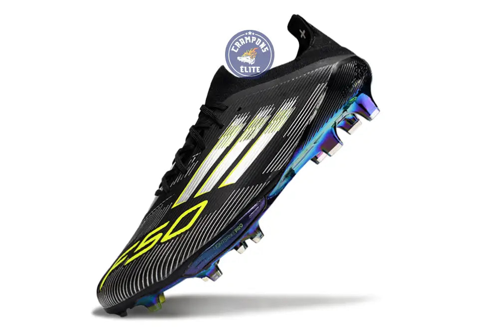 F50 + Lacets FG - Noir/Jaune Fluo/Blanc