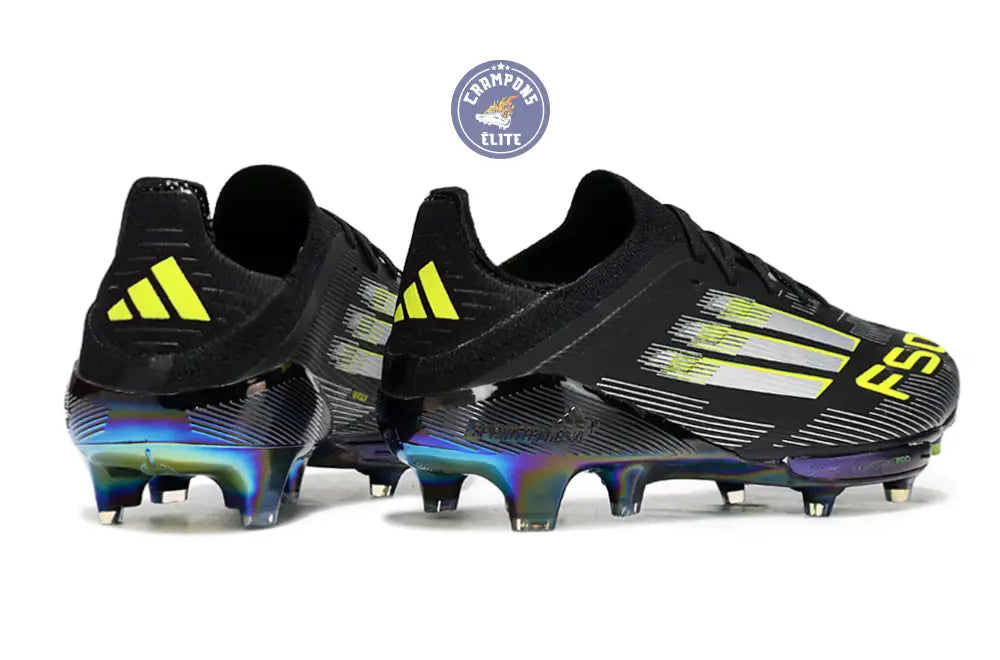 F50 + Lacets FG - Noir/Jaune Fluo/Blanc