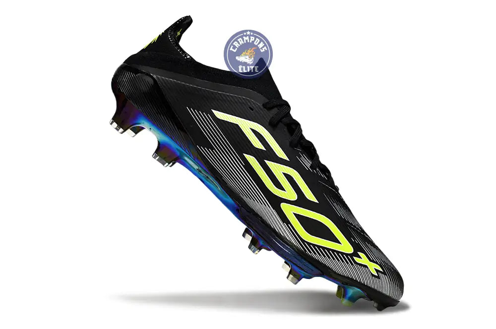 Image of F50 + Lacets FG - Noir/Jaune Fluo/Blanc/Bleu