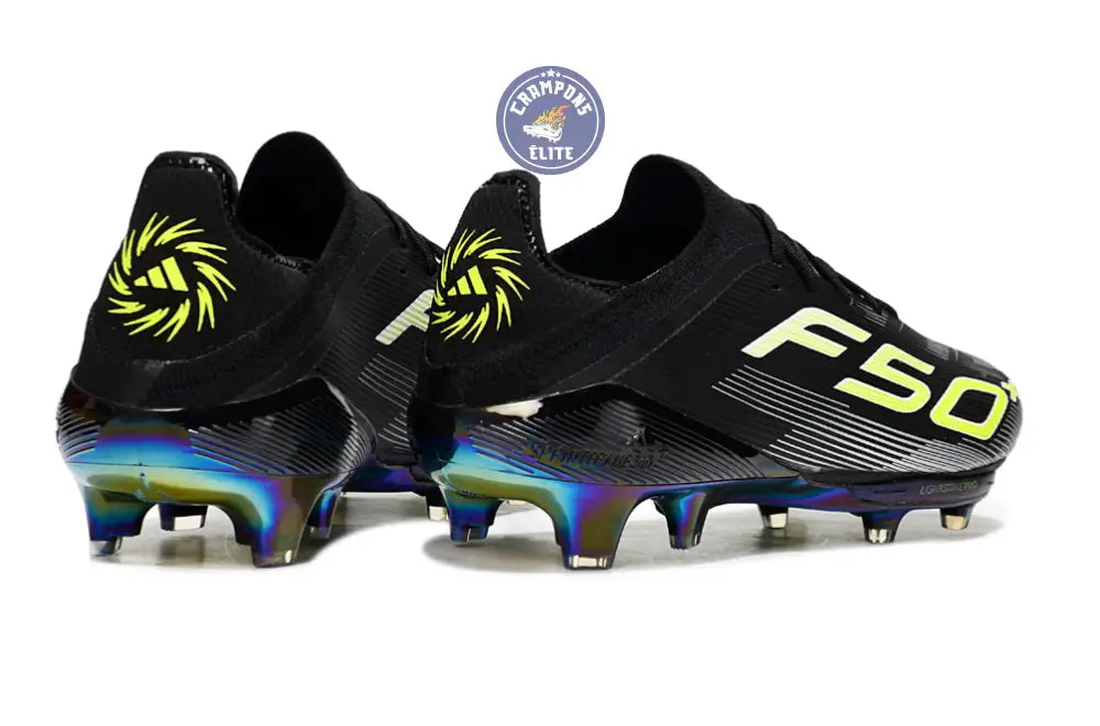 Image of F50 + Lacets FG - Noir/Jaune Fluo/Blanc/Bleu