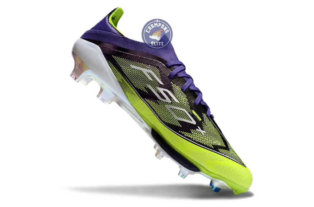 Image of F50 + Lacets FG Fast Reborn - Violet/Blanc/Vert ÉDITION LIMITÉE