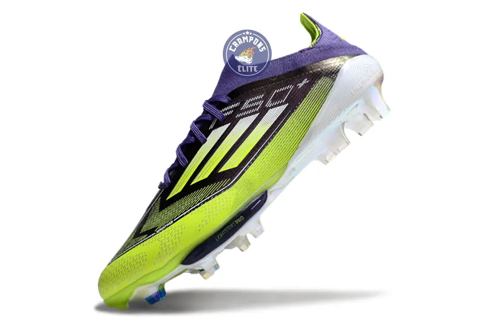 Image of F50 + Lacets FG Fast Reborn - Violet/Blanc/Vert ÉDITION LIMITÉE