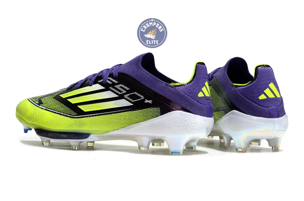 F50 + Lacets FG Fast Reborn - Violet/Blanc/Vert ÉDITION LIMITÉE