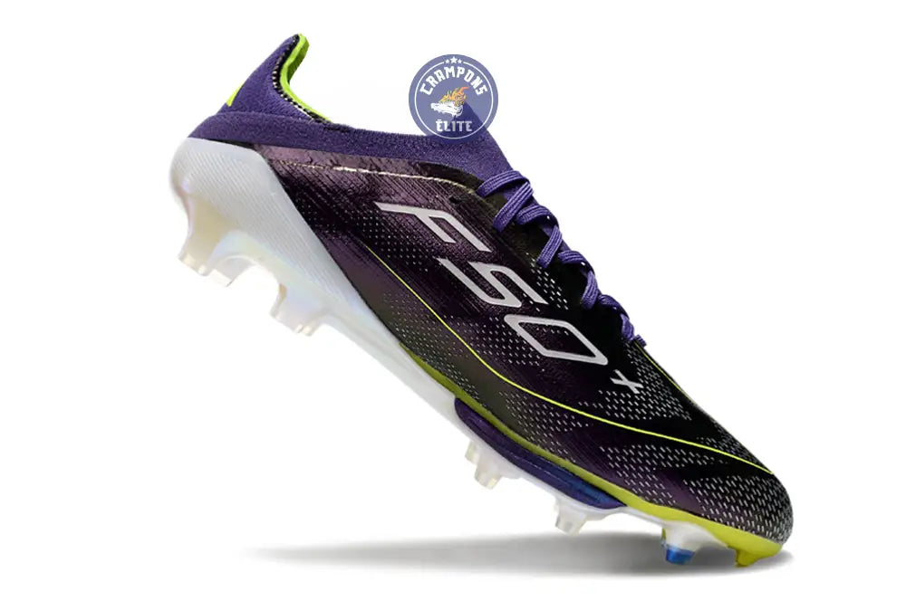 F50 + Lacets FG Fast Reborn - Violet/Blanc/Vert ÉDITION LIMITÉE