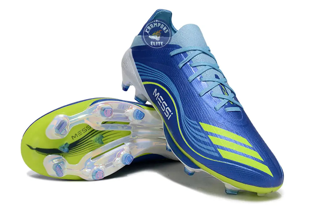 F50 + Lacets FG Messi - Bleu/Jaune