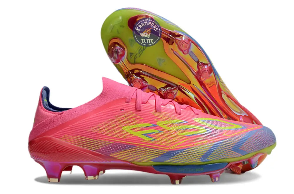 F50 + Lacets FG Mystic Victory - Rose/Vert/Blue Fusion