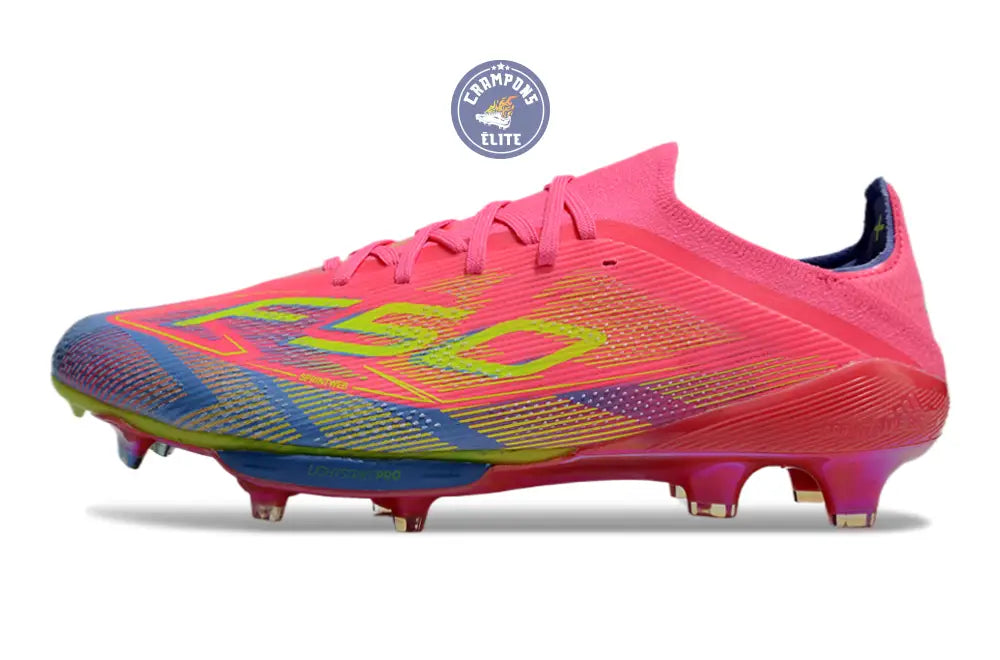 F50 + Lacets FG Mystic Victory - Rose/Vert/Blue Fusion