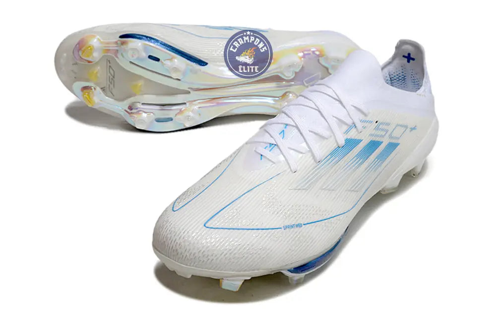 F50 + Lacets FG Polar Victory - Blanc/Argenté/Bleu