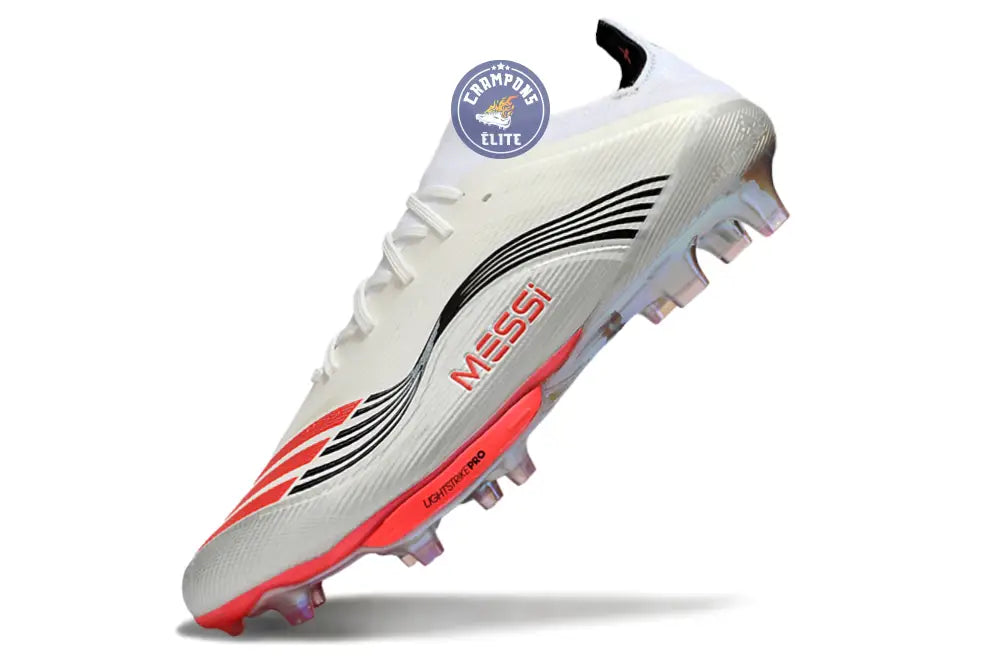 Image of F50 + Lacets FG Prestig10 - Blanc/Lucid Red/Argenté