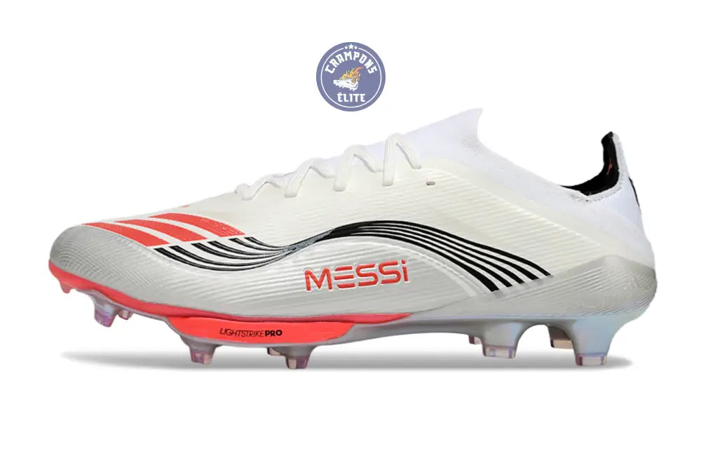 F50 + Lacets FG Prestig10 - Blanc/Lucid Red/Argenté